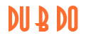 Rendering "DU B DO" using Asia