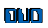 Rendering "DUO" using Computer Font