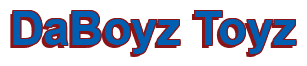 Rendering "DaBoyz Toyz" using Arial Bold