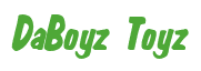 Rendering "DaBoyz Toyz" using Big Nib