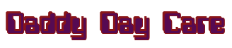 Rendering "Daddy Day Care" using Computer Font