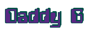 Rendering "Daddy G" using Computer Font