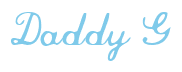 Rendering "Daddy G" using Commercial Script