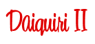 Rendering "Daiquiri II" using Bean Sprout