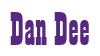 Rendering "Dan Dee" using Bill Board
