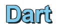 Rendering "Dart" using Arial Bold