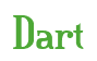 Rendering "Dart" using Credit River