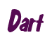 Rendering "Dart" using Big Nib