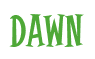 Rendering "Dawn" using Cooper Latin