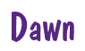 Rendering "Dawn" using Dom Casual