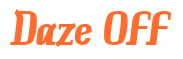 Rendering "Daze OFF" using Color Bar