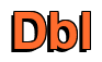 Rendering "Dbl" using Arial Bold