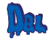 Rendering "Dbl" using Drippy Goo