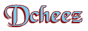 Rendering "Dcheez" using Black Chancery