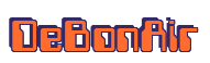 Rendering "DeBonAir" using Computer Font