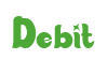Rendering "Debit" using Candy Store