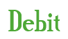 Rendering "Debit" using Credit River