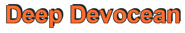 Rendering "Deep Devocean" using Arial Bold