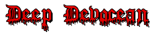 Rendering "Deep Devocean" using Dracula Blood