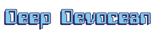Rendering "Deep Devocean" using Computer Font