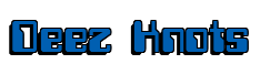 Rendering "Deez Knots" using Computer Font