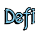 Rendering "Defi" using Agatha