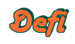 Rendering "Defi" using Anaconda