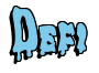Rendering "Defi" using Drippy Goo