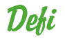 Rendering "Defi" using Brisk