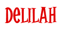 Rendering "Delilah" using Cooper Latin