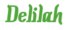 Rendering "Delilah" using Color Bar