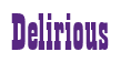 Rendering "Delirious" using Bill Board