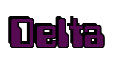 Rendering "Delta" using Computer Font