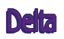 Rendering "Delta" using Beagle