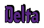 Rendering "Delta" using Callimarker