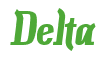 Rendering "Delta" using Color Bar