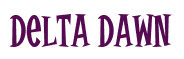 Rendering "Delta Dawn" using Cooper Latin