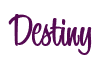 Rendering "Destiny" using Bean Sprout
