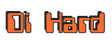 Rendering "Di Hard" using Computer Font