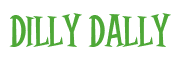 Rendering "Dilly Dally" using Cooper Latin