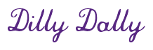 Rendering "Dilly Dally" using Commercial Script