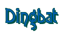 Rendering "Dingbat" using Agatha