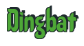 Rendering "Dingbat" using Callimarker