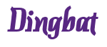 Rendering "Dingbat" using Color Bar