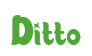 Rendering "Ditto" using Candy Store