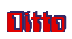 Rendering "Ditto" using Computer Font