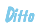 Rendering "Ditto" using Big Nib