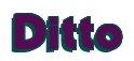 Rendering "Ditto" using Bully