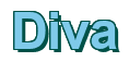 Rendering "Diva" using Arial Bold