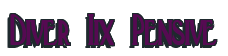 Rendering "Diver Iix Pensive" using Deco